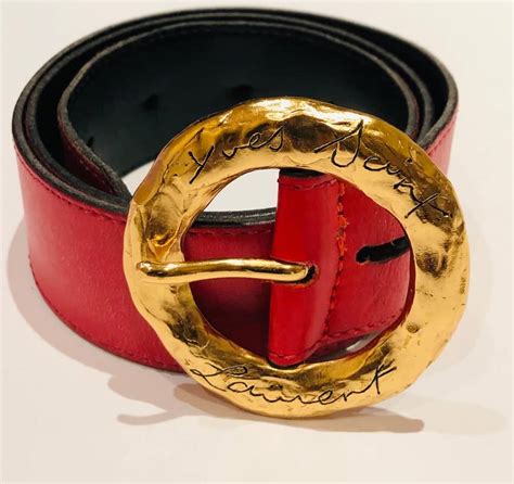 ysl belts red|ysl belt on person.